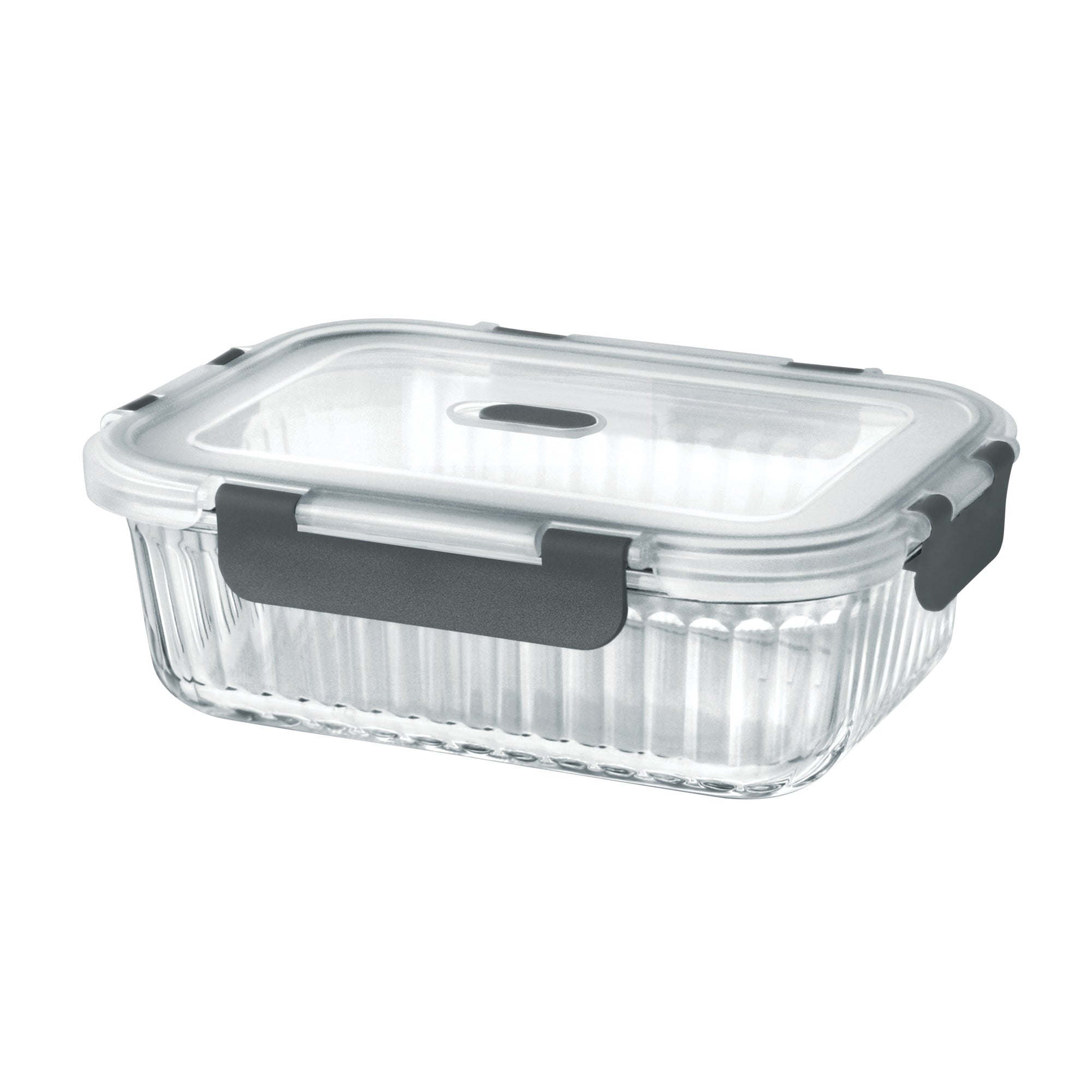 Buy Borosilicate Clip Fresh Rib Rectangular Container Online at Best ...