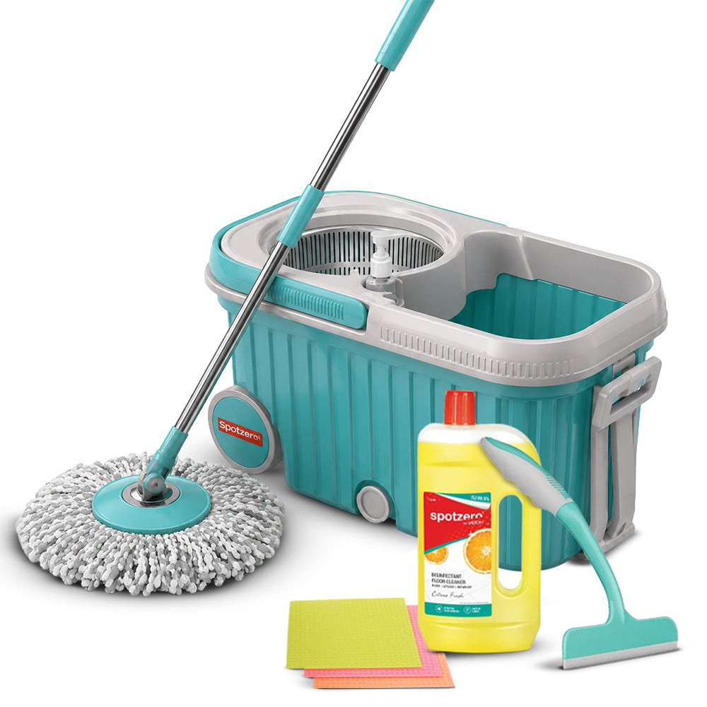 Elite Spin Mop Kitchen Cleaning Combo (Spotzero by Milton)