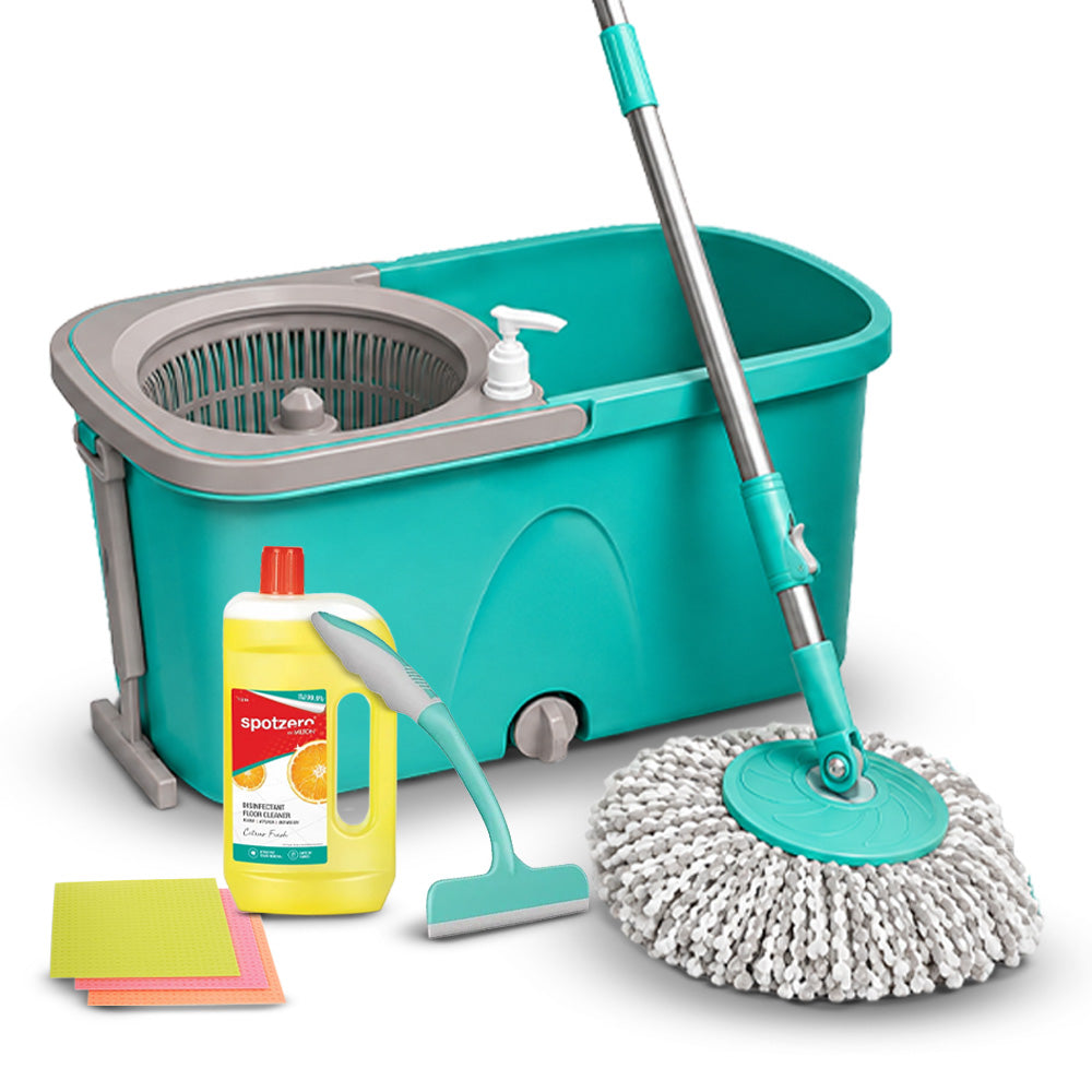 Classic Spin Mop Kitchen Cleaning Combo (Spotzero by Milton)