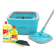 Fresh Flow Flat Squeeze Mop Kitchen Utility Combo (Spotzero by Milton)