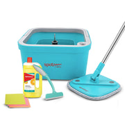 Fresh Flow Flat Squeeze Mop Kitchen Cleaning Combo (Spotzero by Milton)