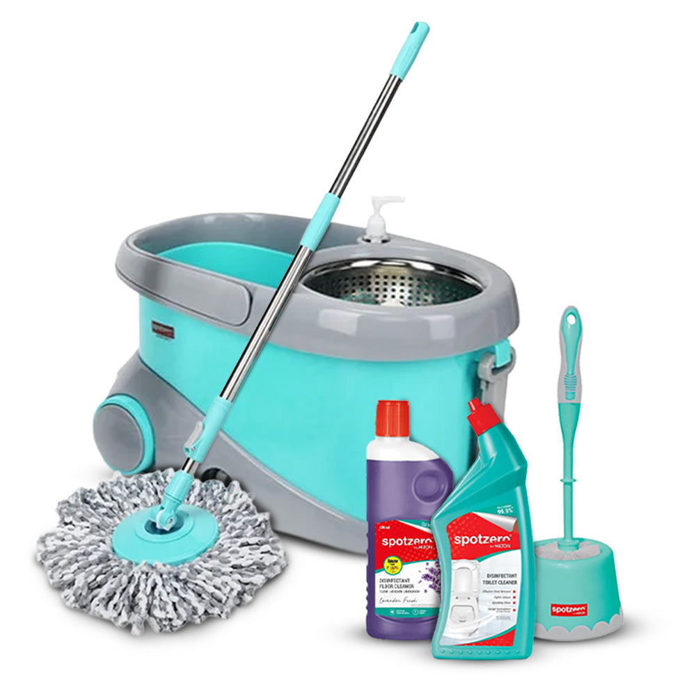 Prime Spin Mop Bathroom Combo (Spotzero by Milton)