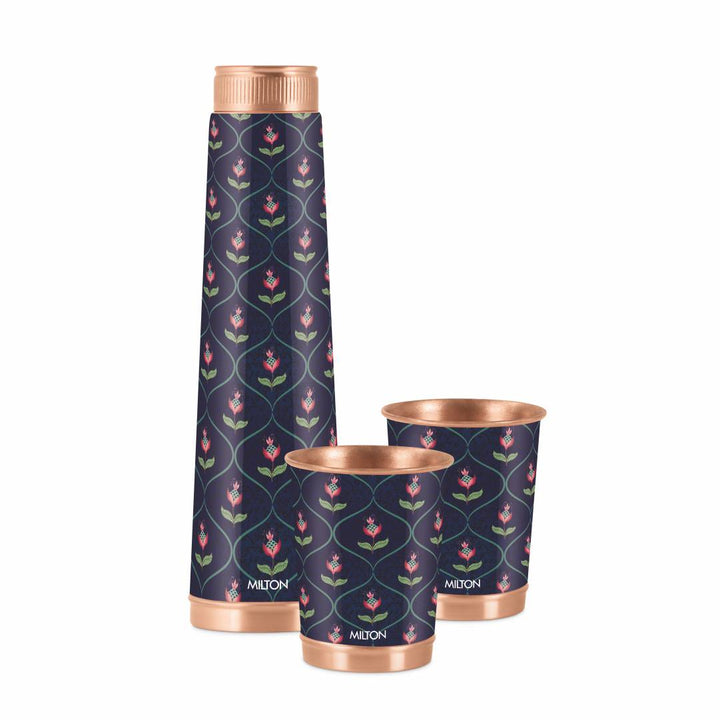 Copper Eterna Water Bottle Diwali Gift Set