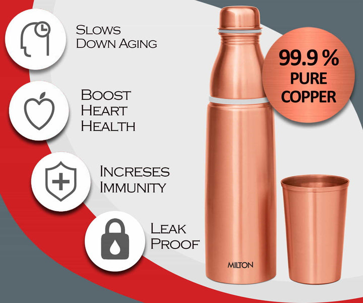 Copper Combo Water Bottle (Milton)