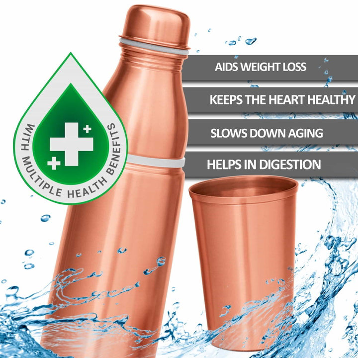 Copper Combo Water Bottle (Milton)