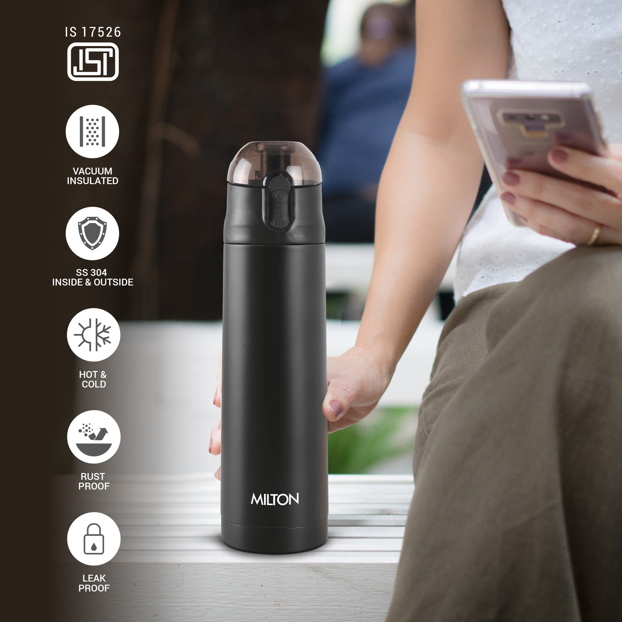 Personalized Crown Thermosteel Bottle (Milton)