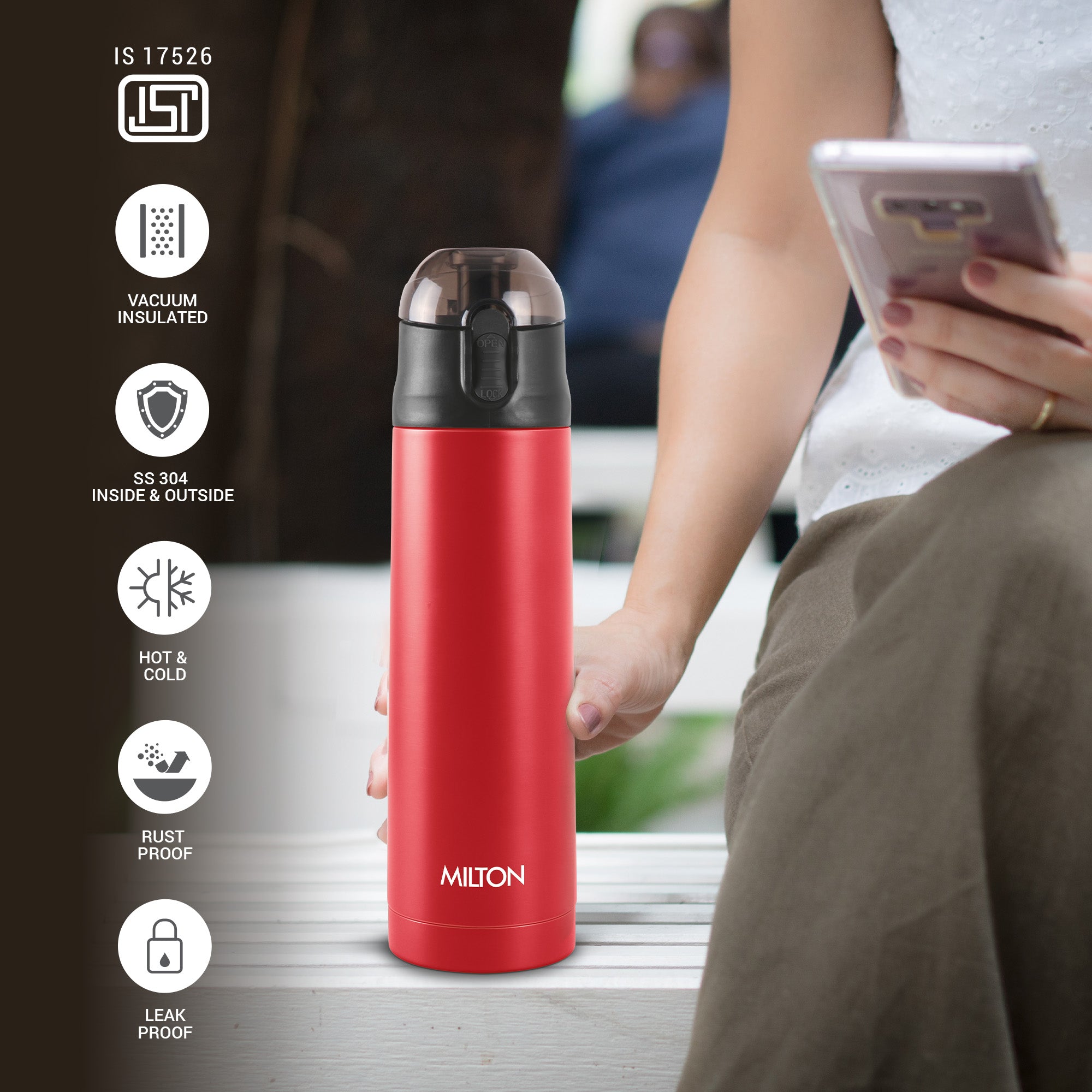 Personalized Crown Thermosteel Bottle (Milton)