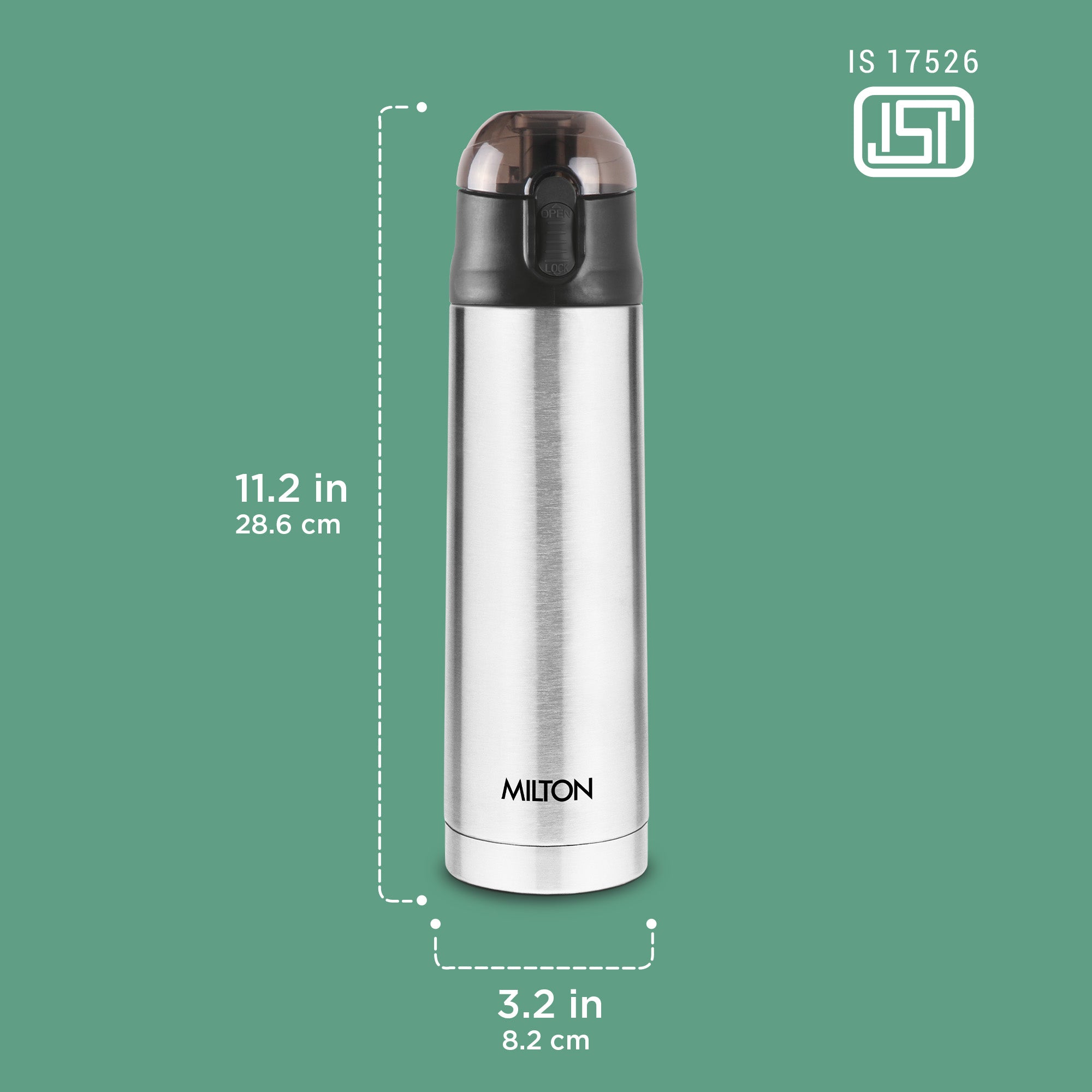 3D Personalized Crown Thermosteel Bottle (Milton)