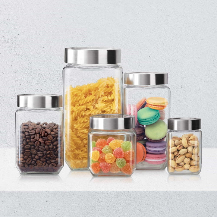 Cube Glass Jar