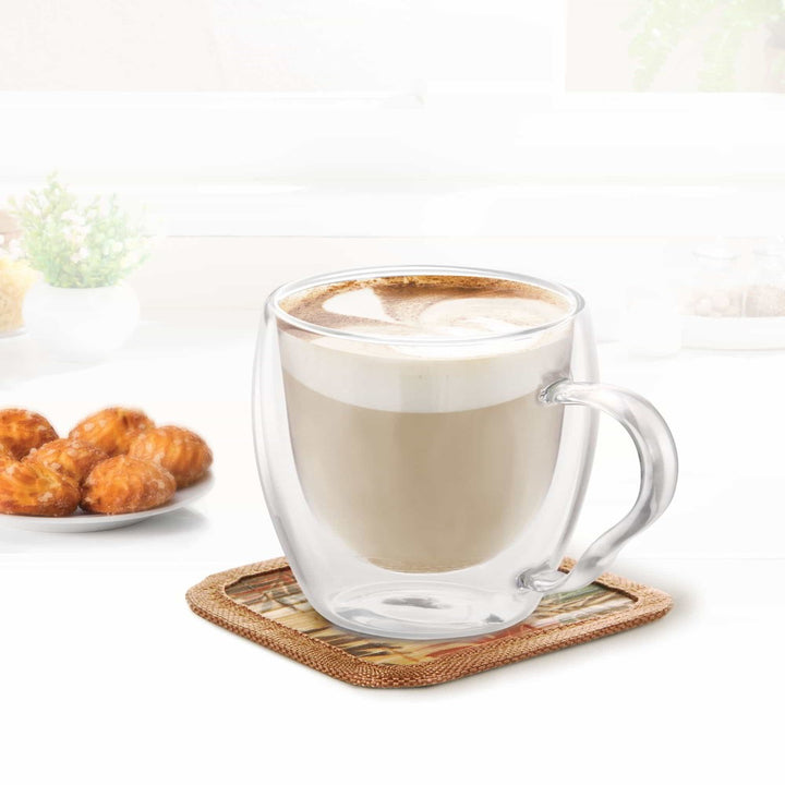 Double Wall Expresso Glass Cup
