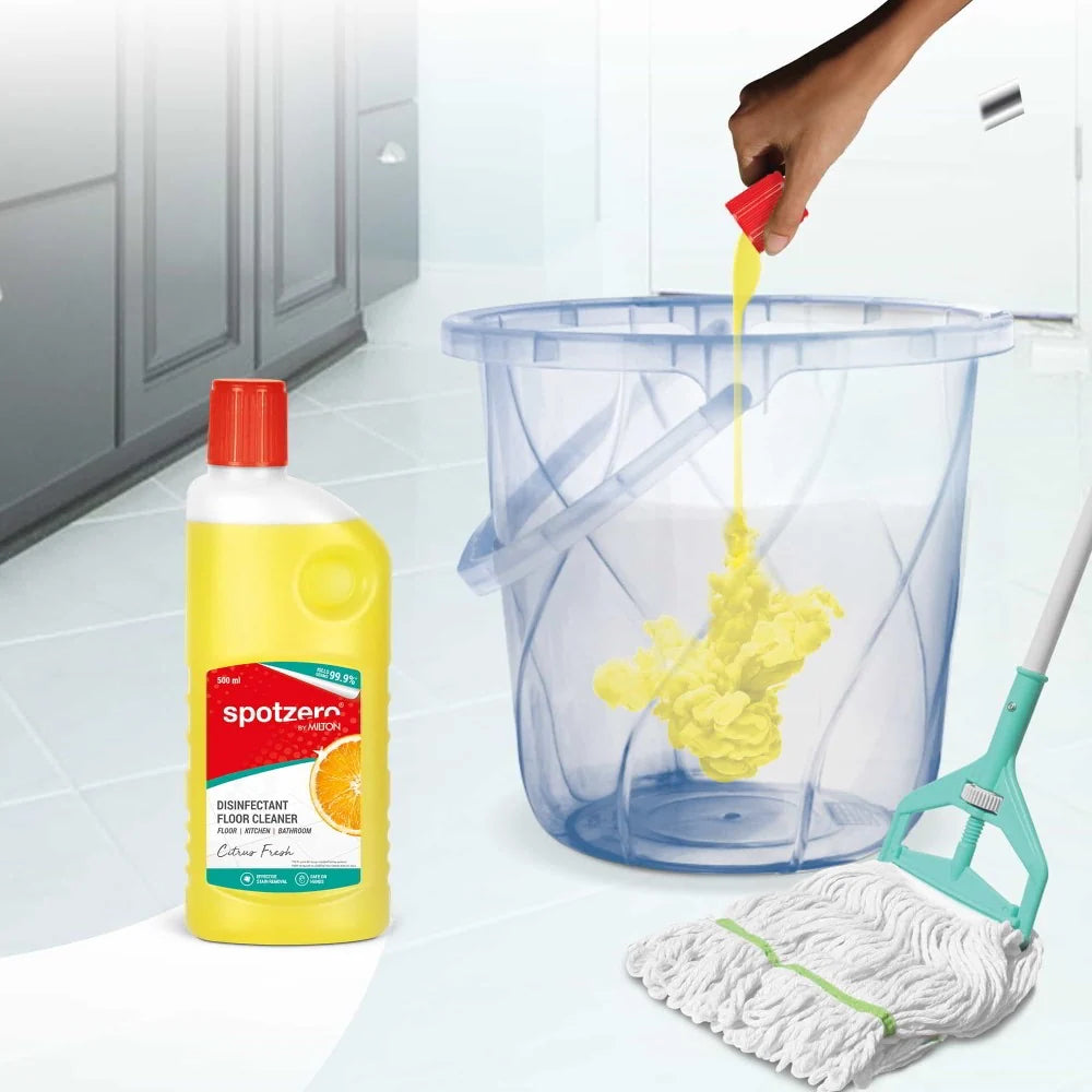 Fresh Flow Flat Squeeze Mop Kitchen Utility Combo (Spotzero by Milton)