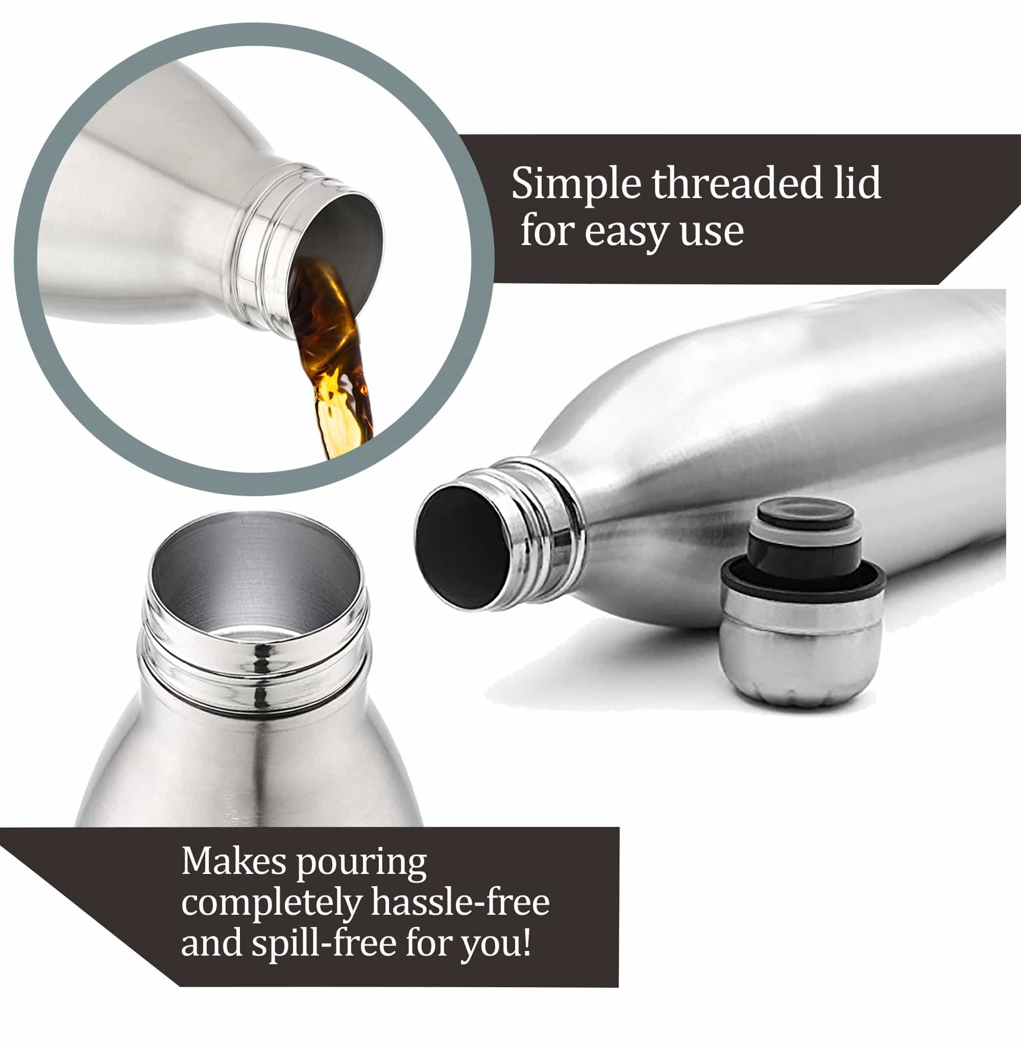 Duo Deluxe Thermosteel Water Bottle (Milton)