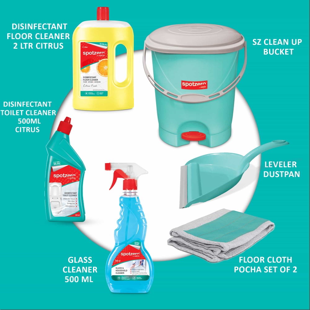 Buy Dustbin Cleaner and Pocha Set Online at Best Price Milton