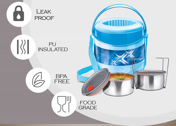 Econa Deluxe Insulated Lunchbox Features