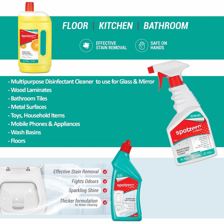 Elegant Mop Cleaning Kit (Spotzero by Milton)