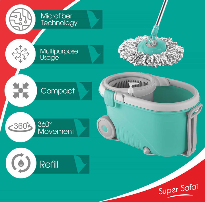 Milton Elegant Mop with Cleaner Set