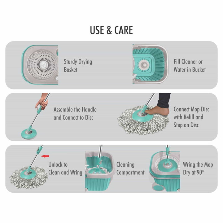 Elite Mop Cleaning Kit (Spotzero by Milton)