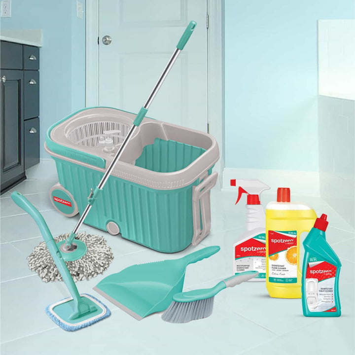 Elite Mop Kit with Car Glass Cleaner