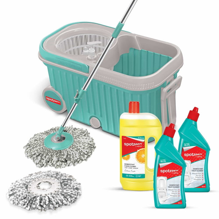 Spotzero by Milton Elite Mop with Cleaner Set