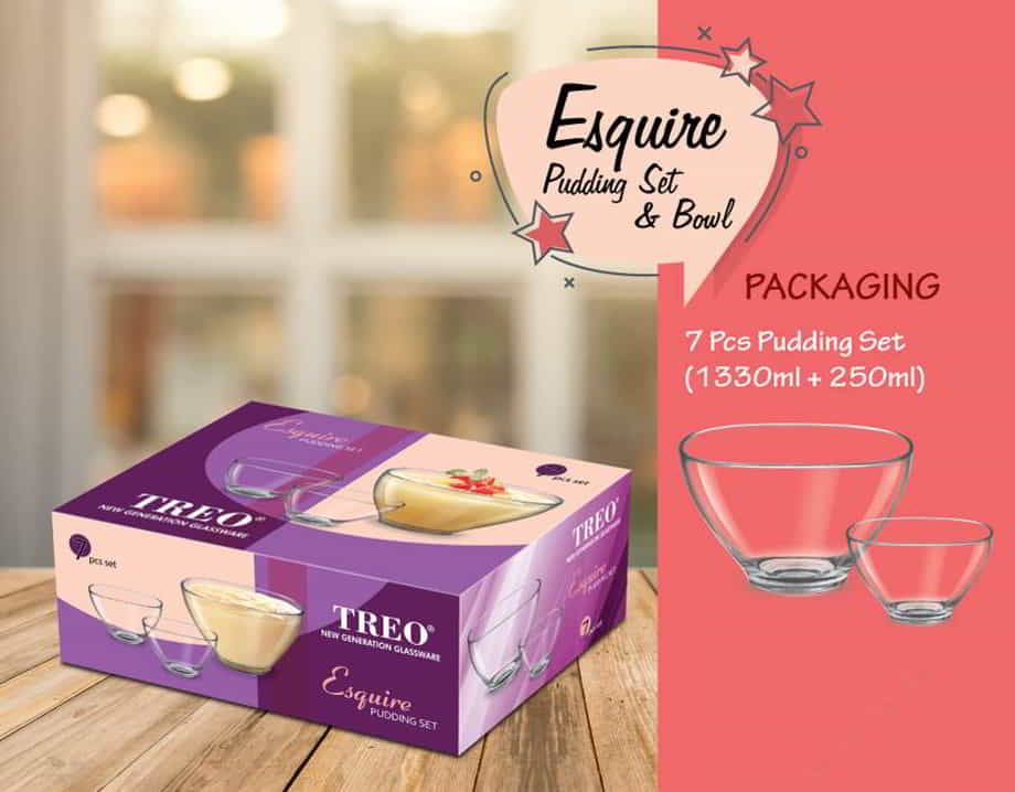 Esquire Pudding Set (Treo by Milton)