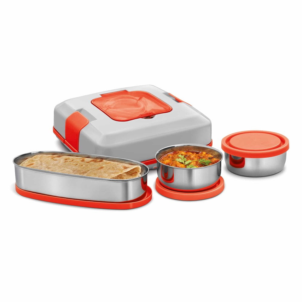 Insulated Lunchbox Hot Lunch Box Milton Flatron Electric Tiffin