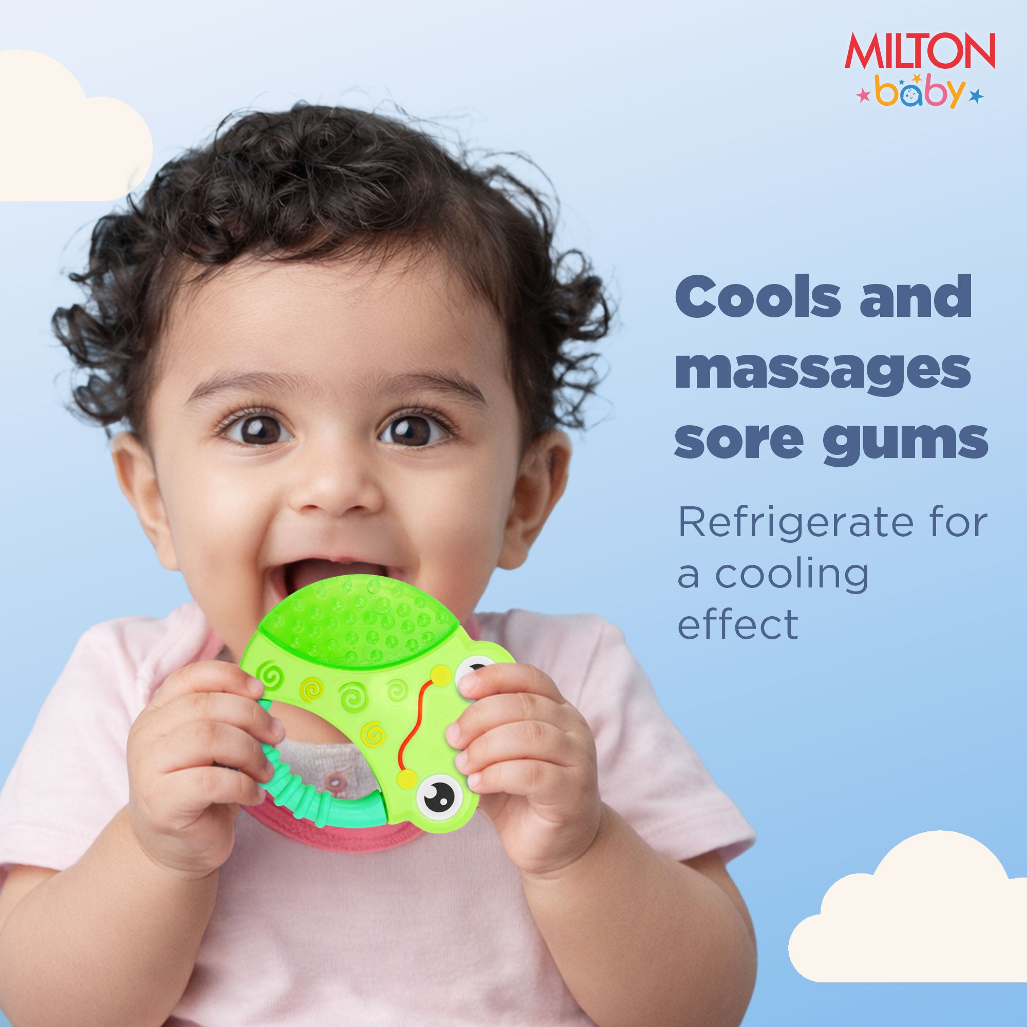 Bear & Frog Water Filled Teether For Baby (Milton)