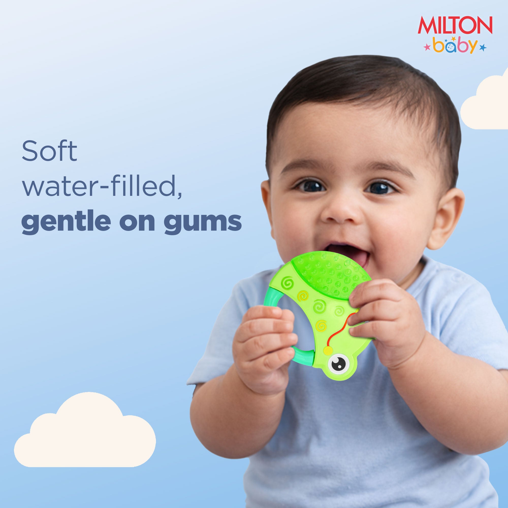 Bear & Frog Water Filled Teether For Baby (Milton)