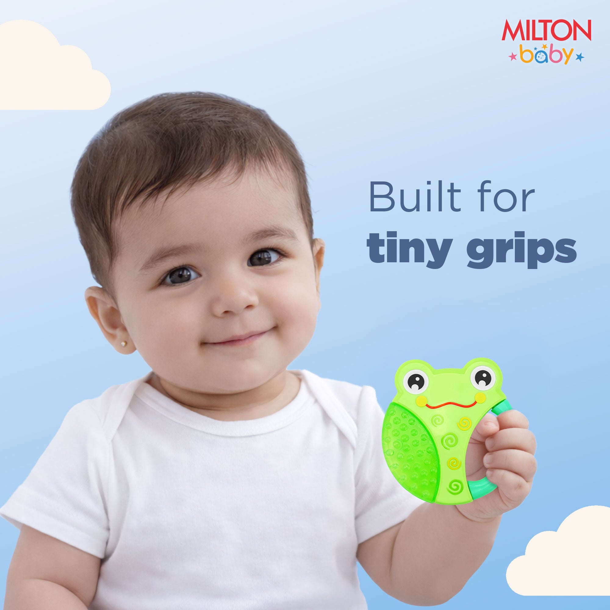 Bear & Frog Water Filled Teether For Baby (Milton)