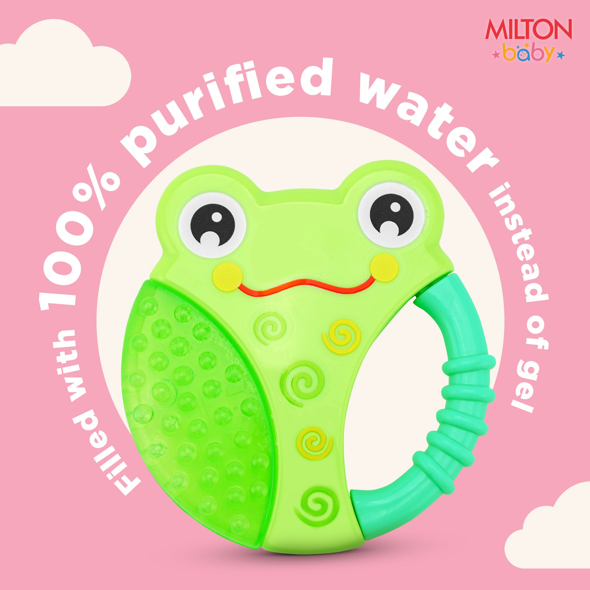 Bear & Frog Water Filled Teether For Baby (Milton)