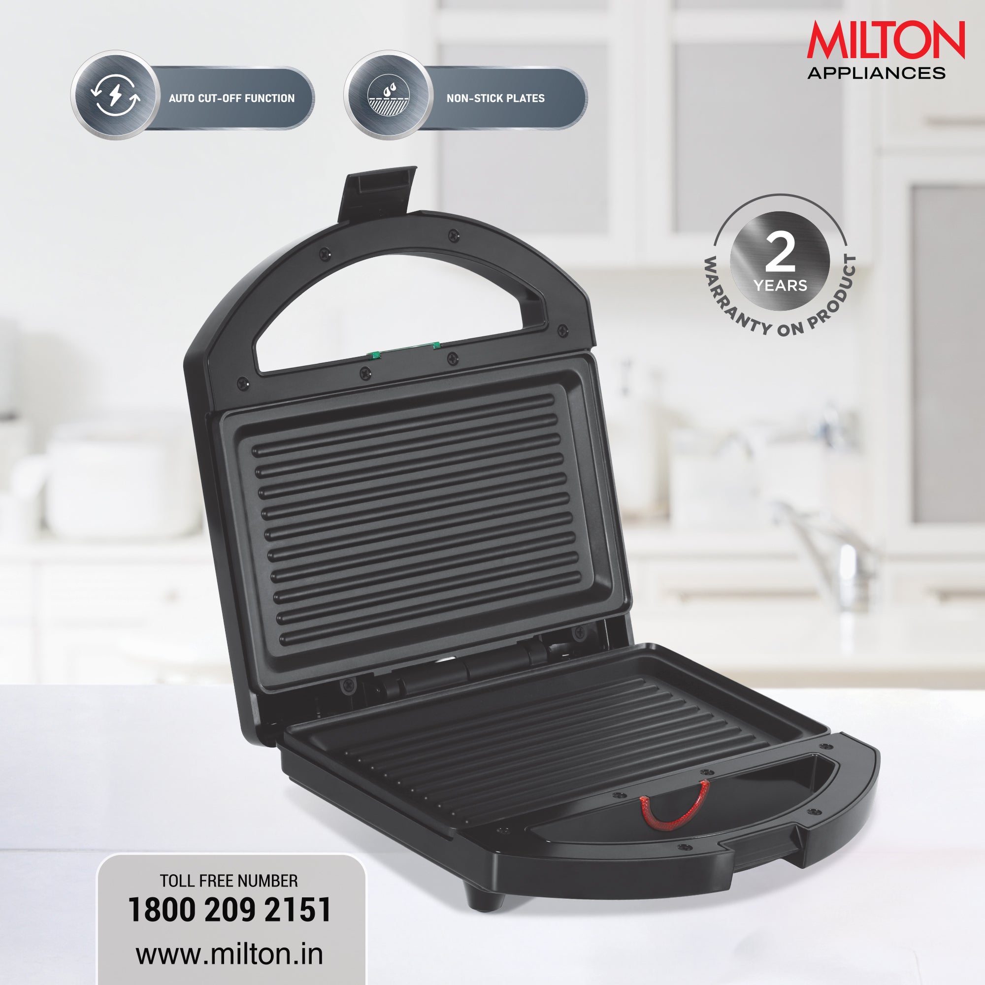 Sandwich Griller HSG044 (Milton)
