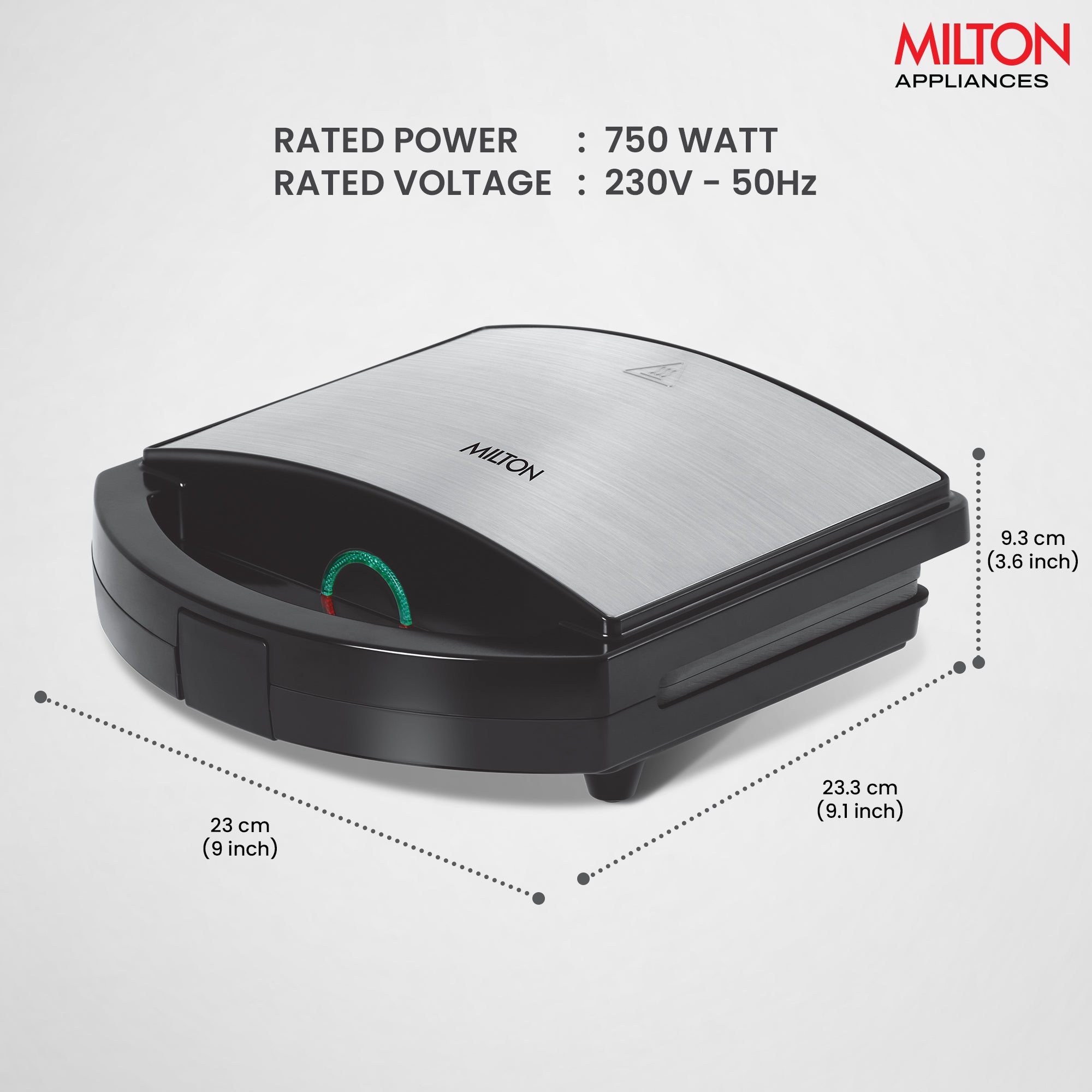 Sandwich Griller HSG044 (Milton)