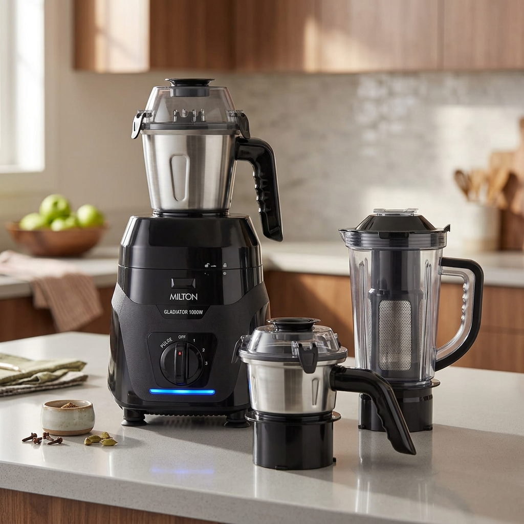 ( 2 Steel Jars + Blender Jar )