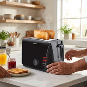 Gold Crust 2-Slice Pop Up Toaster (Milton Appliances)