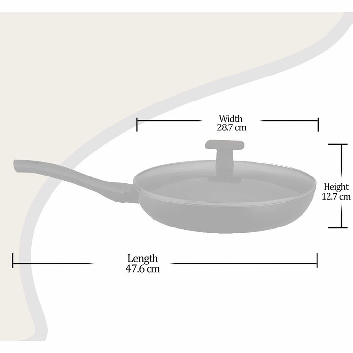 Granito Induction Fry Pan With Lid (Milton Procook)