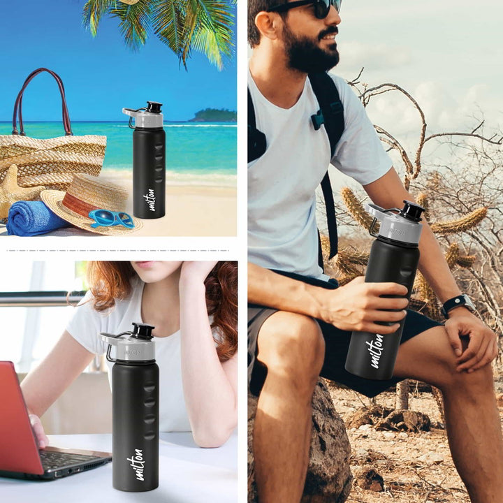 Gripper Stainless Steel Water Bottle (Milton)