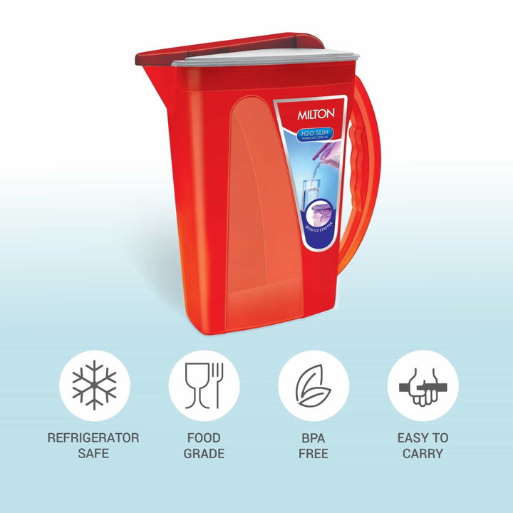 H2O Slim Plastic Water Jug Features