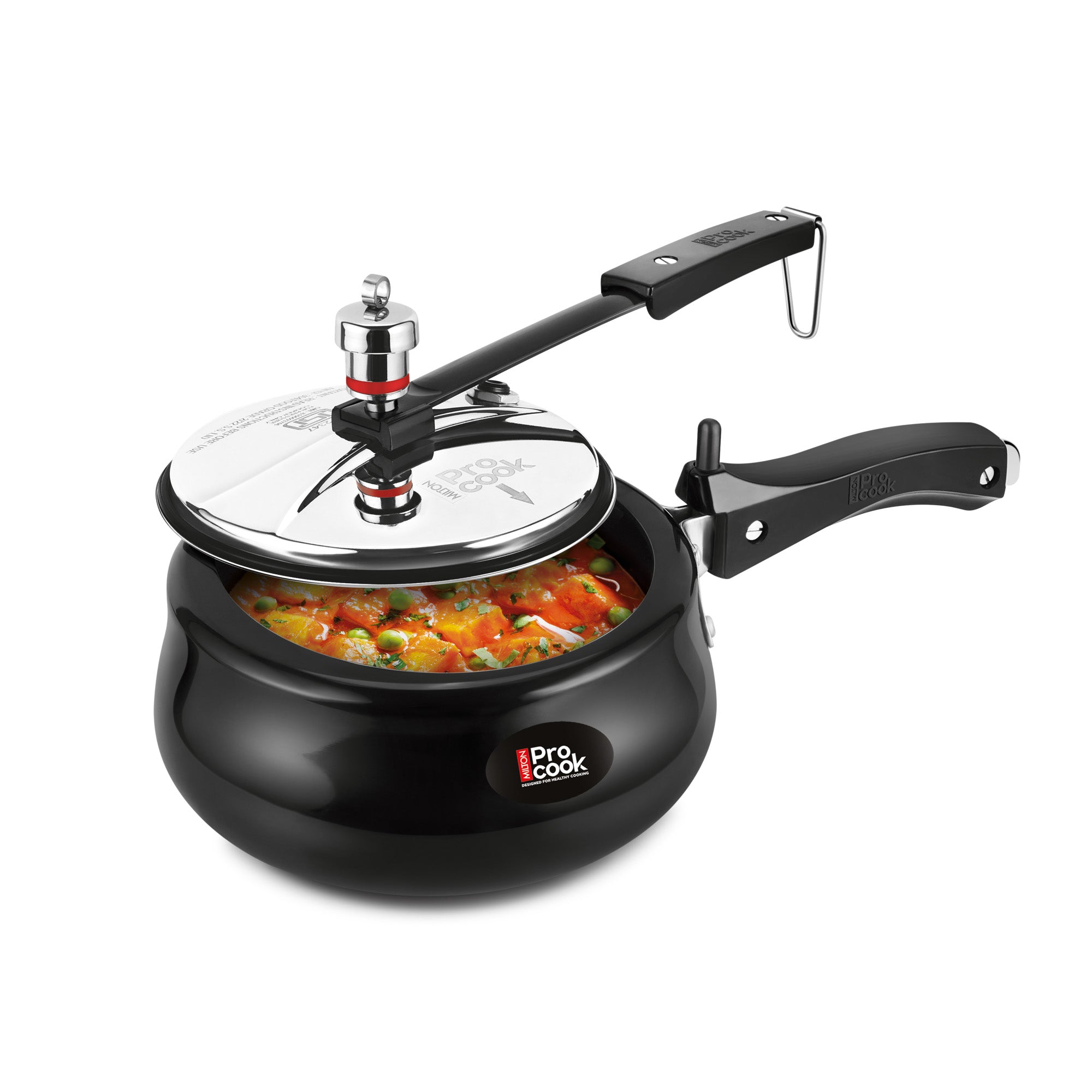 Buy Hard Anodized Royal Curve Inner Lid Pressure Cooker Online | Milton ...