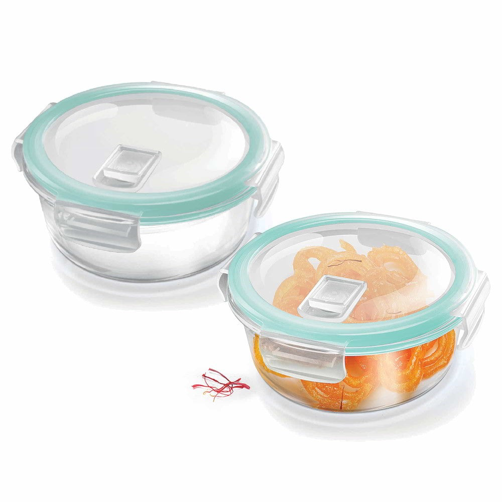 Hi Borosilicate.Clip Fresh Rnd Container Treo by Milton