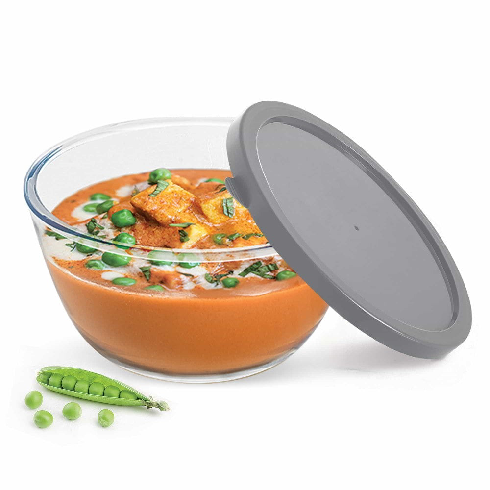 Ovensafe Mixing Bowl (Treo by Milton) - Transparent / 500 ml / 1 Unit + Lid