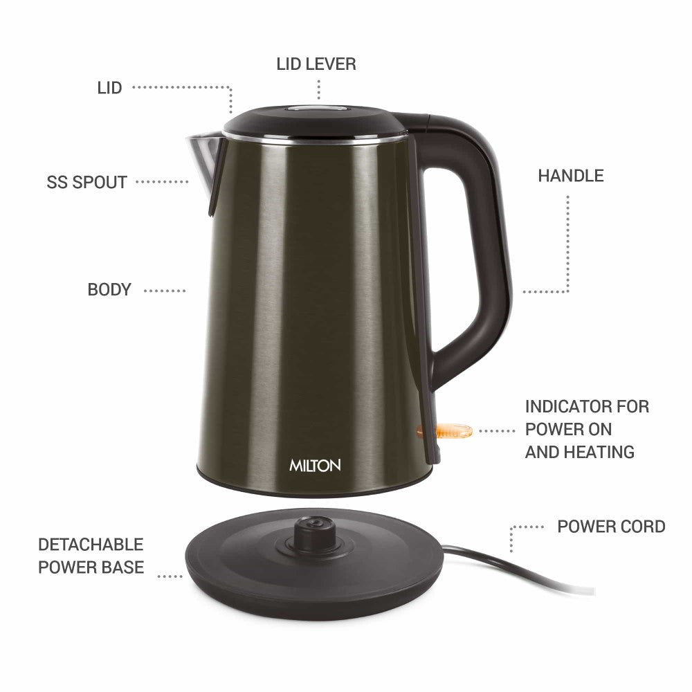Buy Hagen Electric Kettle 1.8L Online in India at Best Price Milton