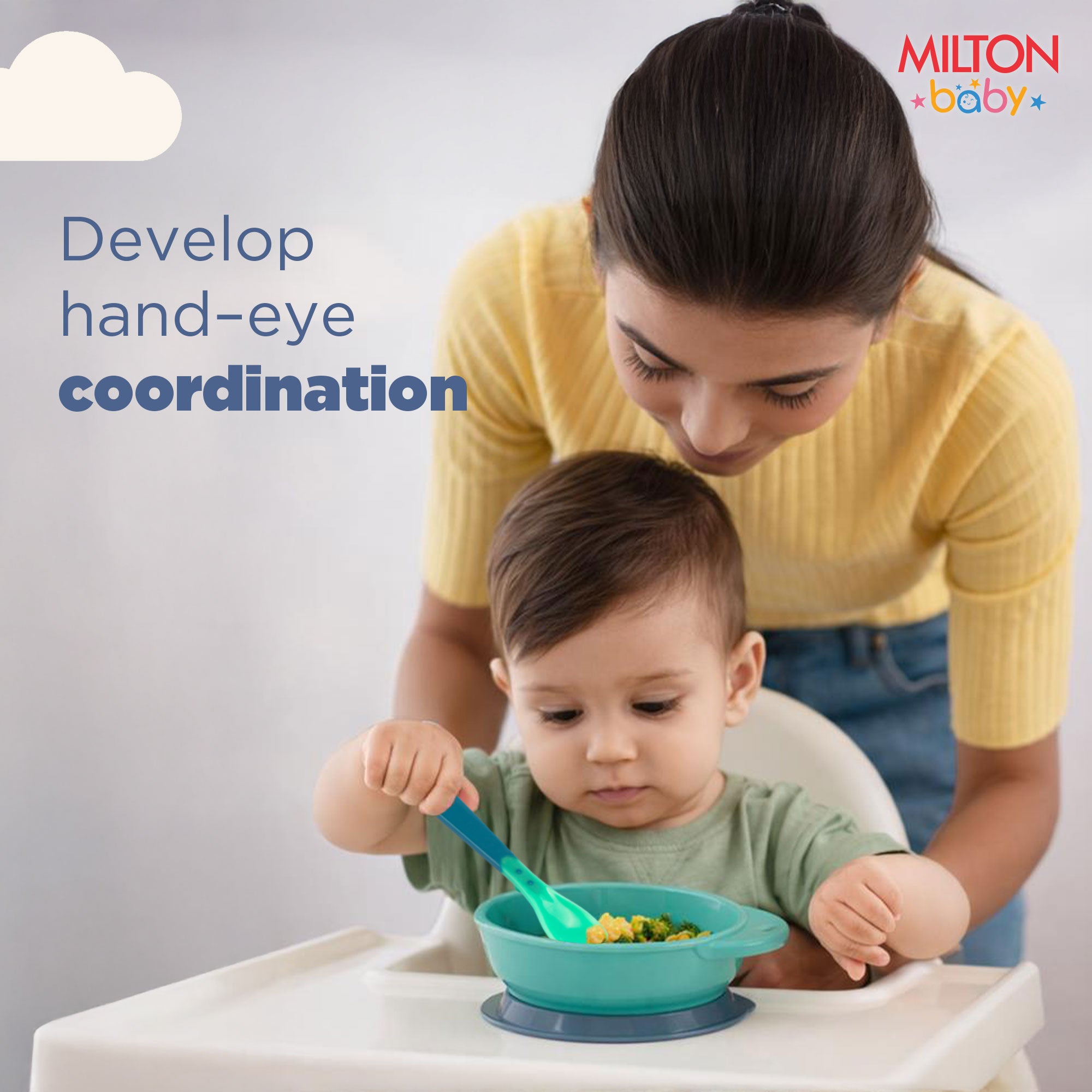 Heat Sensitive Spoon For Baby - Set of 3 (Milton)