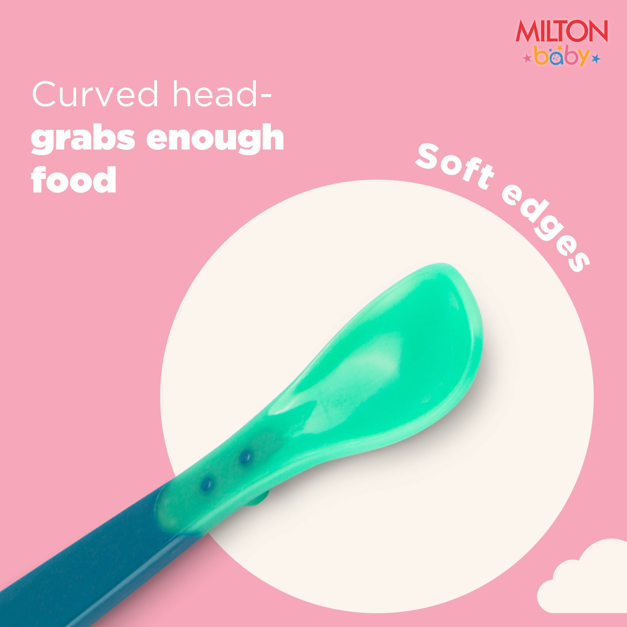 Heat Sensitive Spoon For Baby - Set of 3 (Milton)