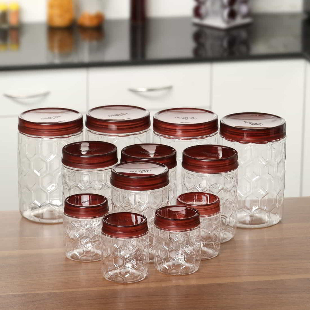 Hexa Pet Jars (Milton)