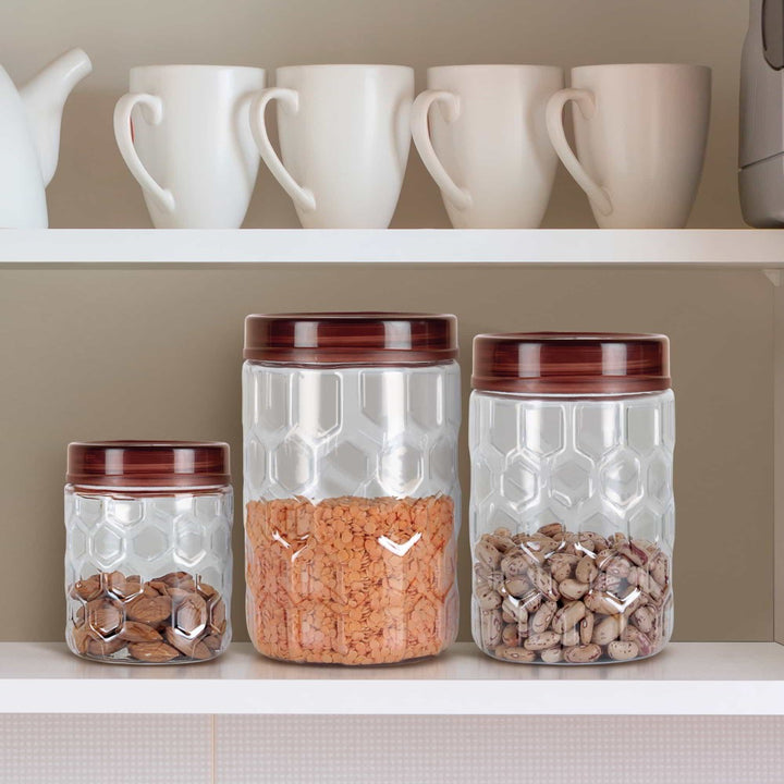 Hexa Pet Jars (Milton)