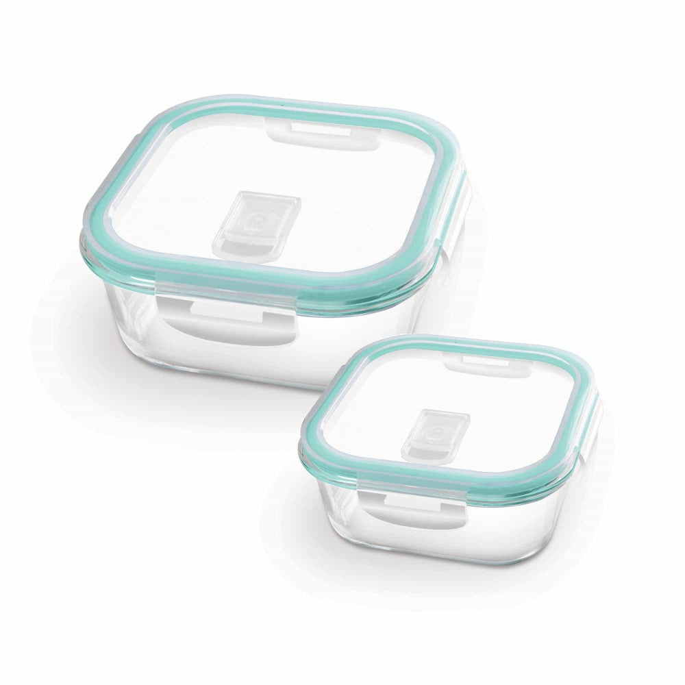 Hi Borosilicate Clip Fresh Square Container