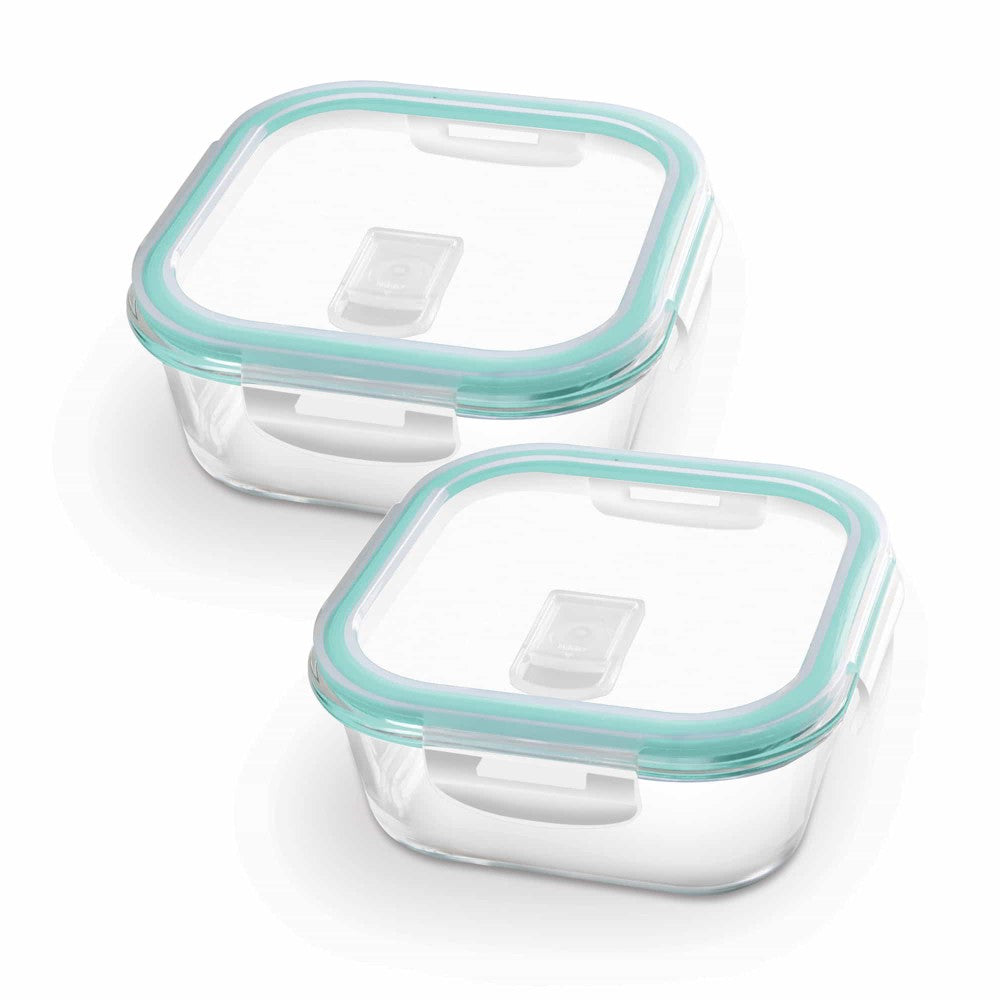 Hi Borosilicate Clip Fresh Square Container