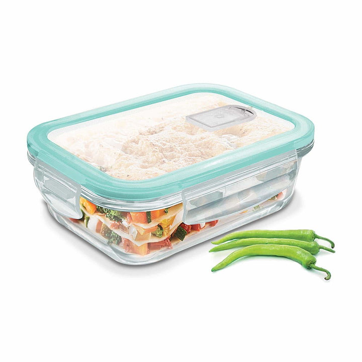 Hi Borosilicate Clip Fresh Rectangular Container