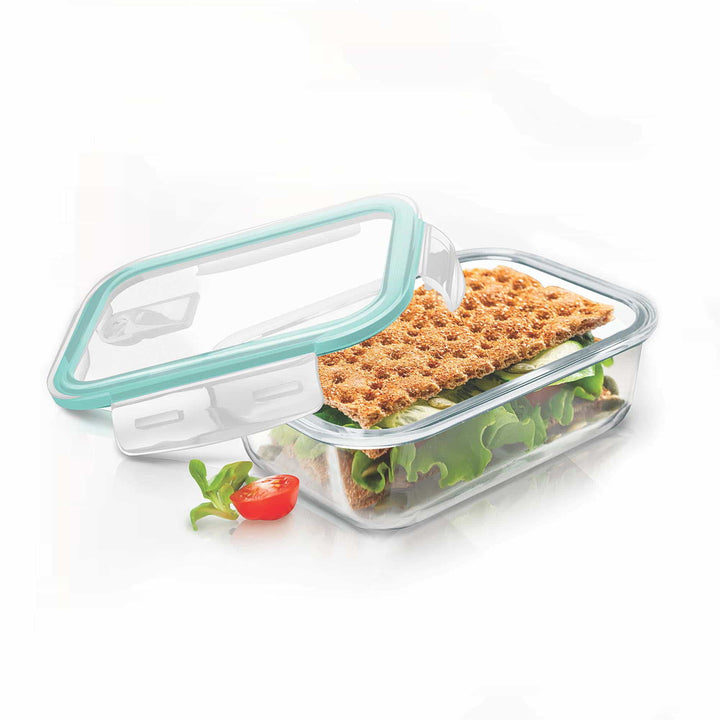 Hi Borosilicate Clip Fresh Rectangular Container (Treo by Milton)