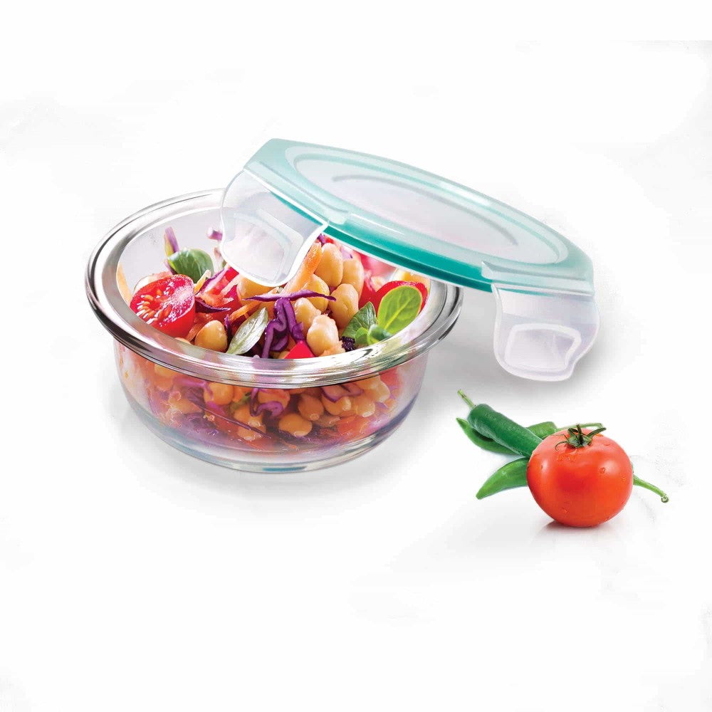 Round Glass Lunch Box Lid