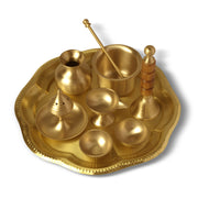 Brass Pooja Thali Set (Milton Concepts)